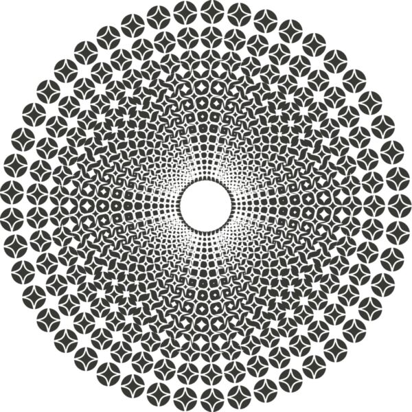 Halftone Spiral Background 25 Thumbnail