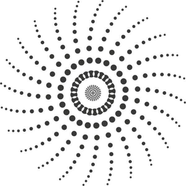 Halftone Spiral Background 91 Thumbnail